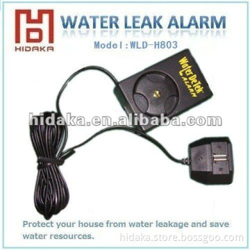 Water leak sensor water alarm detector with shut-off valve